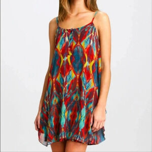 Alice + Olivia Rhi Diamond-Print Dress